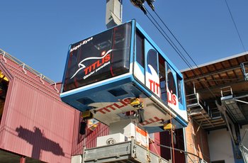 Electric chain hoists on aerial cableway