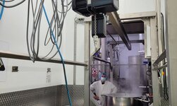Electric chain hoist with motor trolley Food industry Electric chain hoist in corrosion-resistant design for food production