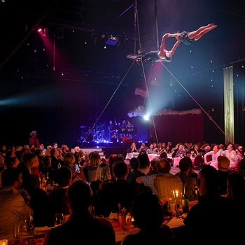 In der modernen Veranstaltungshalle des Zirkus Monti finden zahlreiche Veranstaltungen statt, darunter Monti's Varieté und Monti's Kulturtage.
