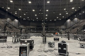 GIS Kettenzüge in der St. Jakobshalle Für das Rigging in der St. Jakobshalle wurden GIS Elektrokettenzüge eingesetzt.