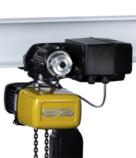 Motorised trolley frequency controlled Motorised trolley for the vibration-free movement of goods